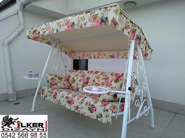 sağlam ferforje bahçe salıncağı Ankara