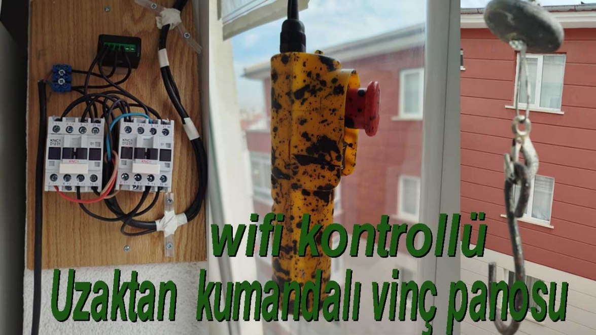 uzaktan kumandalı vinç