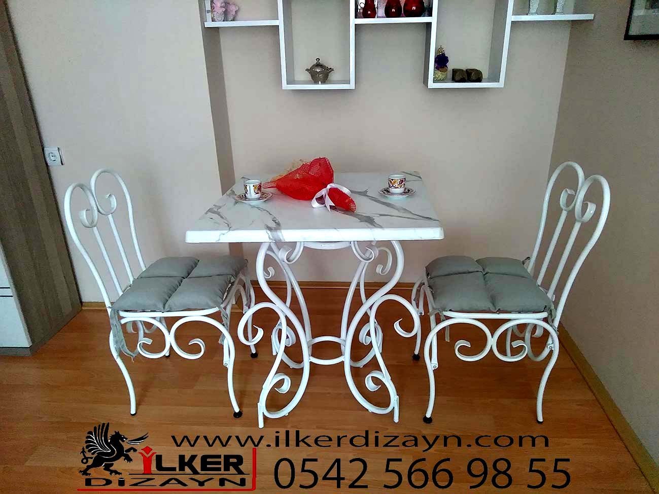 ferforje sandalye masa takımı, ferforje sandalye, ferforje masa